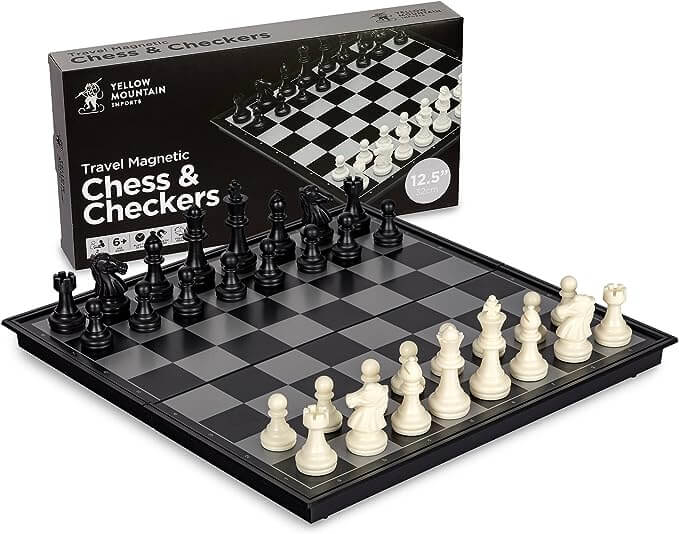 Yellow Mountain Imports Magnetic Travel Chess Set