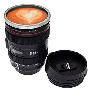 Coffee Mug - Camera Lens Travel Thermos