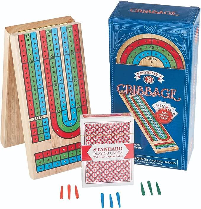 Brybelly Cribbage Wooden Game Set 