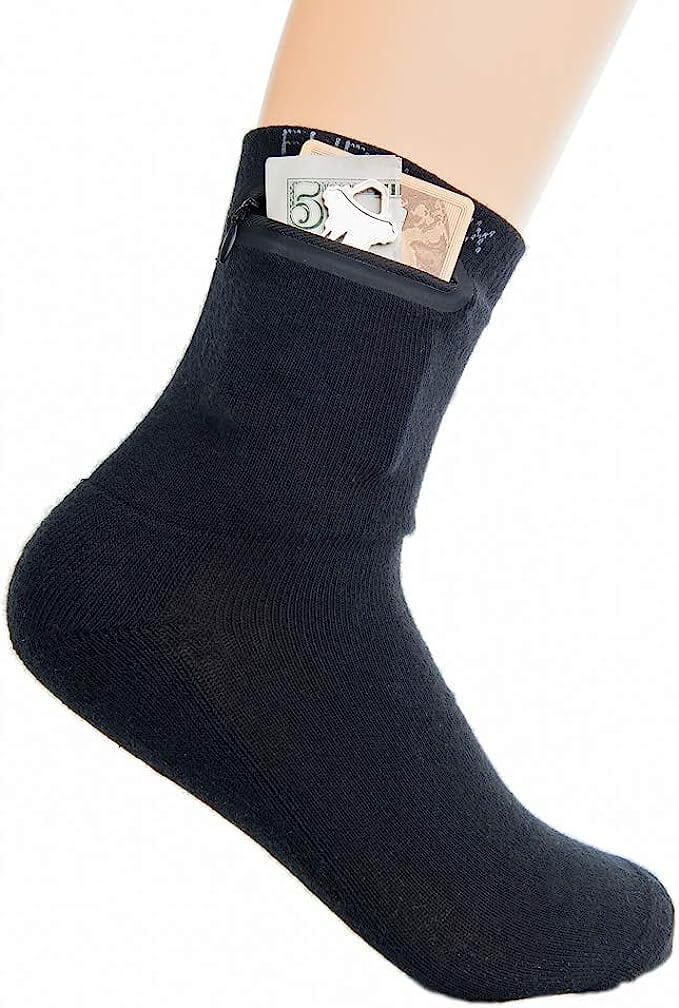 Flippysox Zipper Sock Wallet