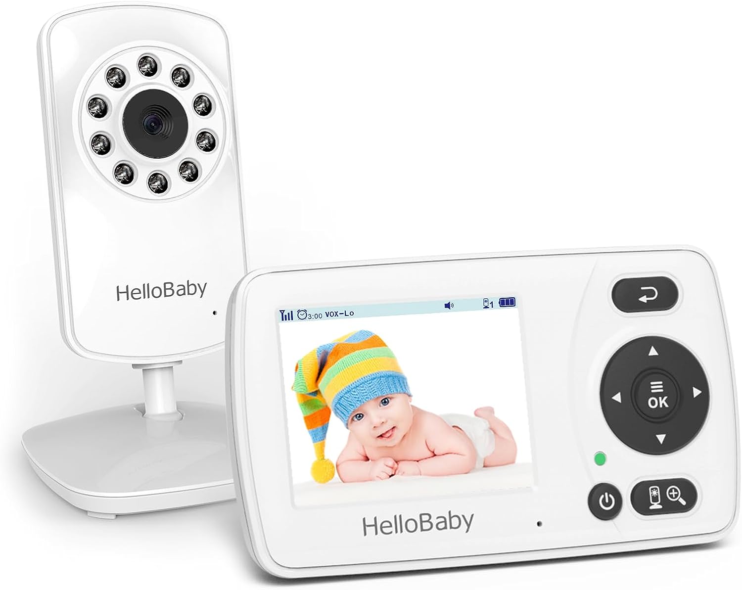 HelloBaby Monitor with Camera and Audio